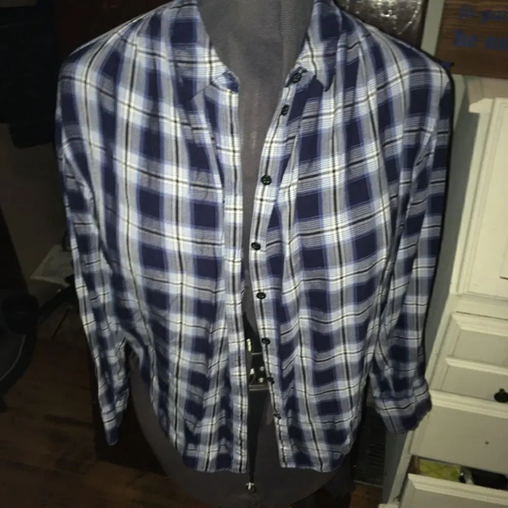 Madewell plaid button down shirt